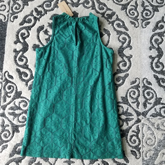 NWT Paper Crane emerald green halter dress. SZ: L - Picture 2 of 4